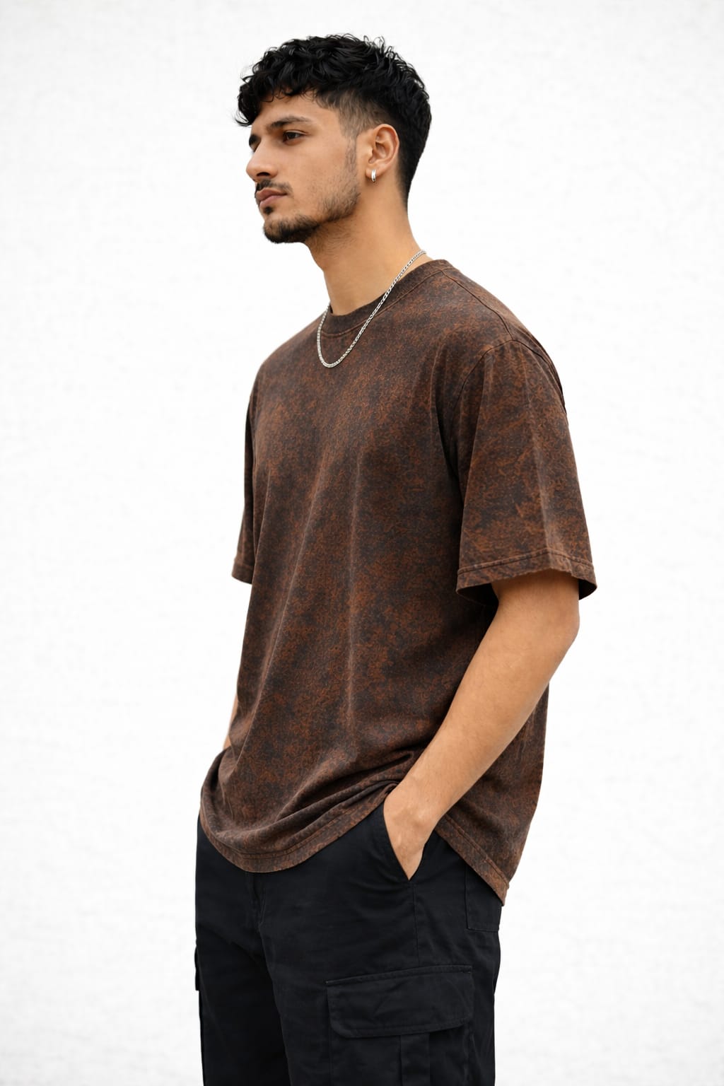 Acid Wash Oversized T-Shirt – 100% Cotton | 260 GSM Premium Heavyweight
