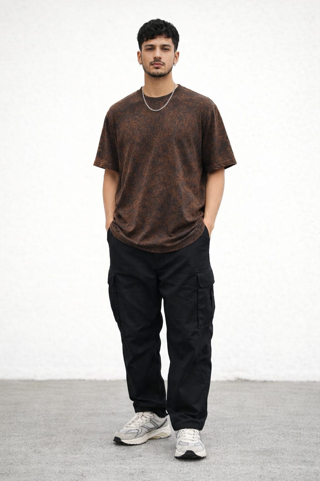 Acid Wash Oversized T-Shirt – 100% Cotton | 260 GSM Premium Heavyweight