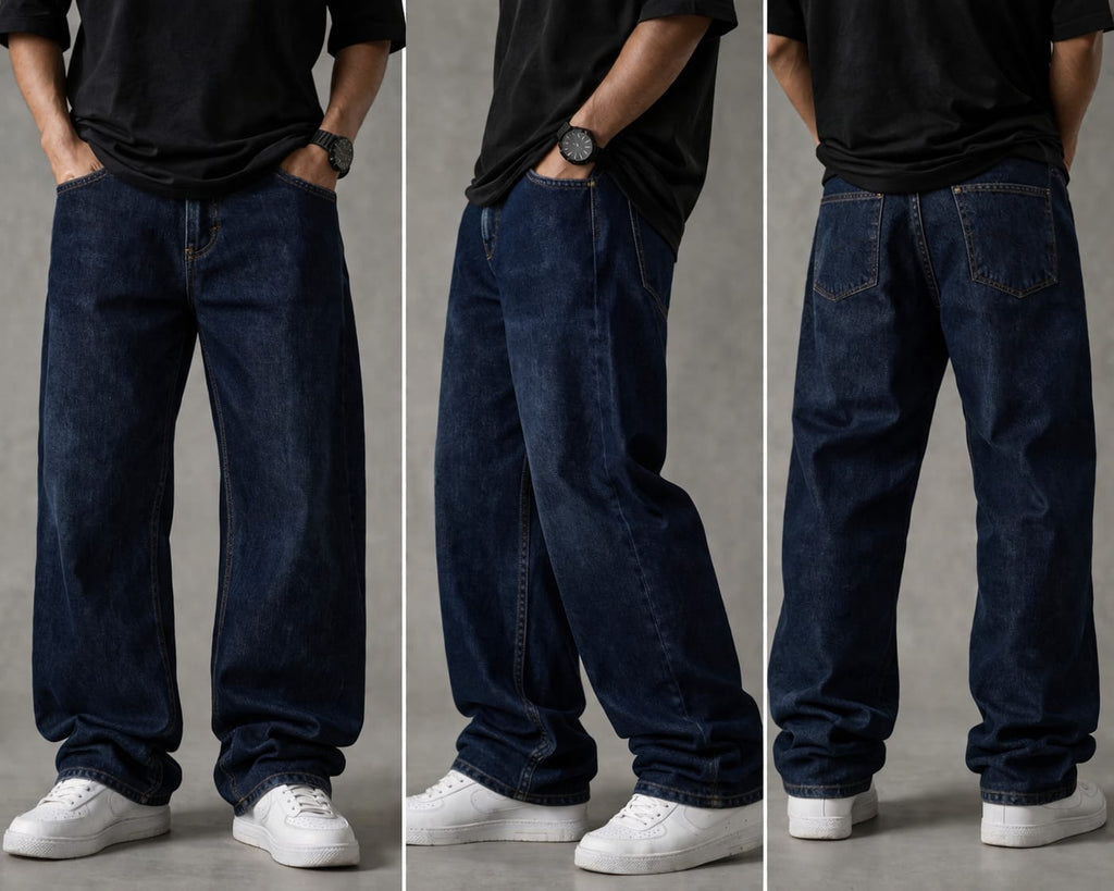 BEBAAK Baggy Fit Jeans – Premium Streetwear Denim