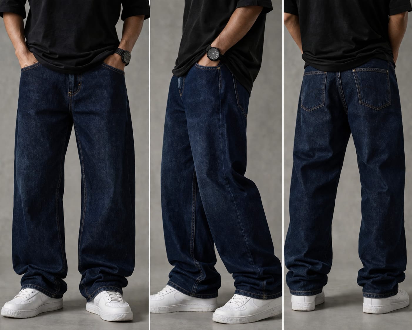 BEBAAK Baggy Fit Jeans – Premium Streetwear Denim