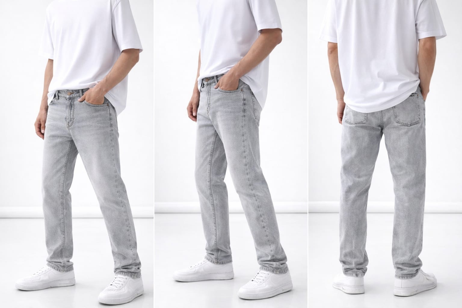 BEBAAK Men’s Slim Fit Heavy Ball Wash Jeans – Premium Street Style