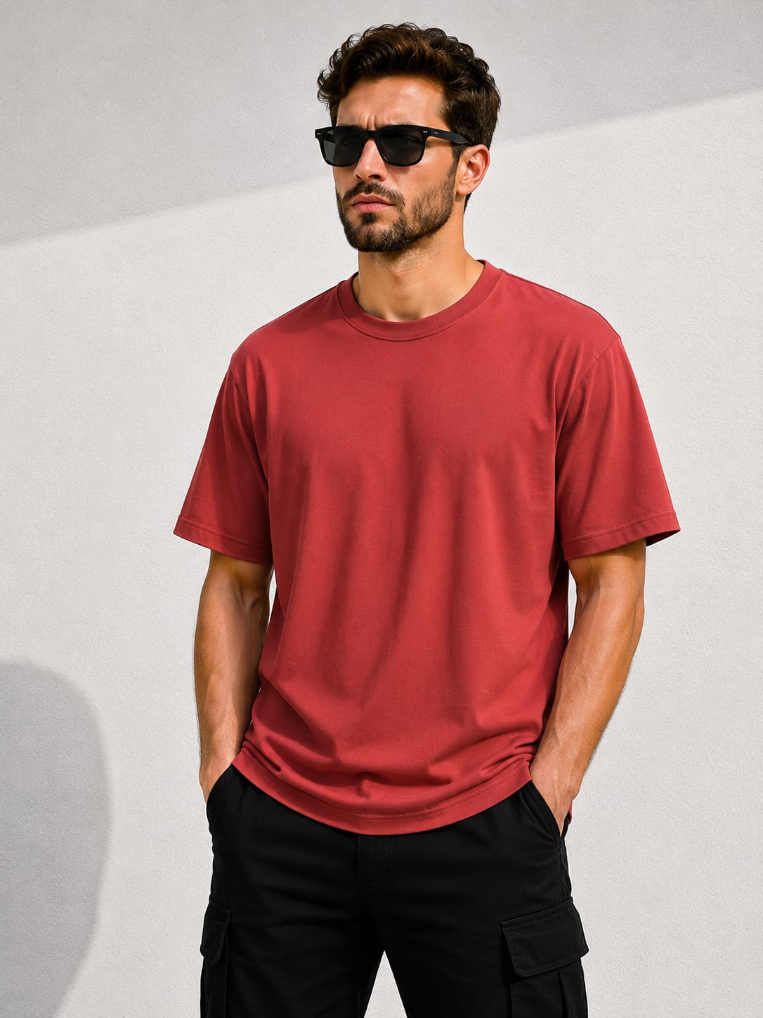 BEBAAK Premium Poly-Cotton Oversized T-Shirt 180GSM