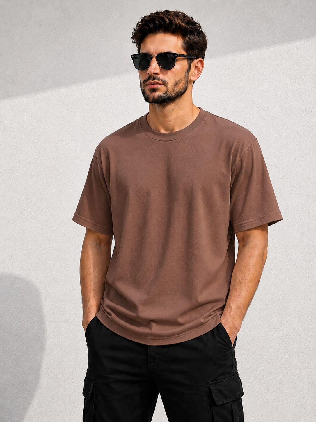 BEBAAK Premium Poly-Cotton Oversized T-Shirt 180GSM