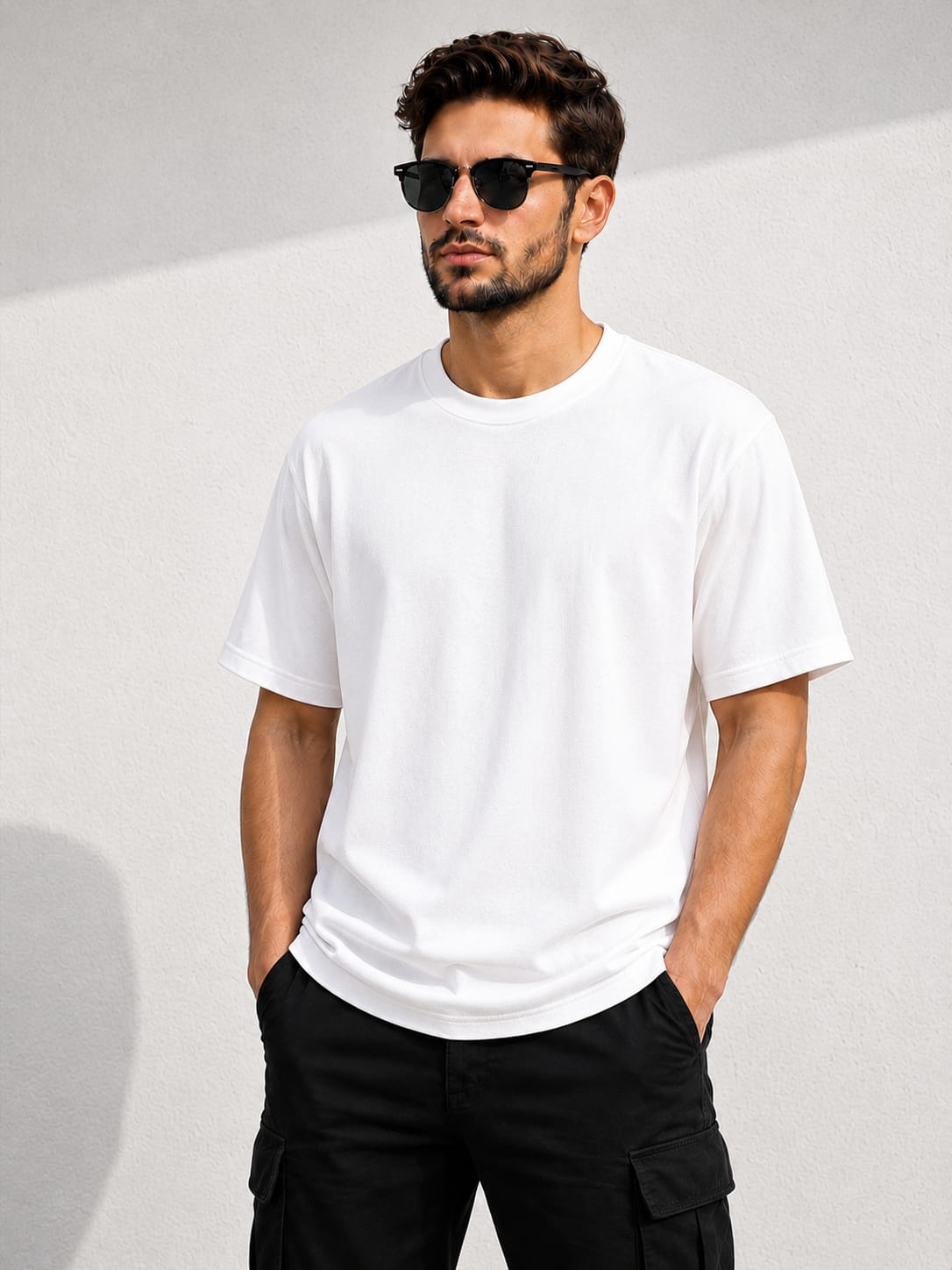 BEBAAK Premium Poly-Cotton Oversized T-Shirt 180GSM