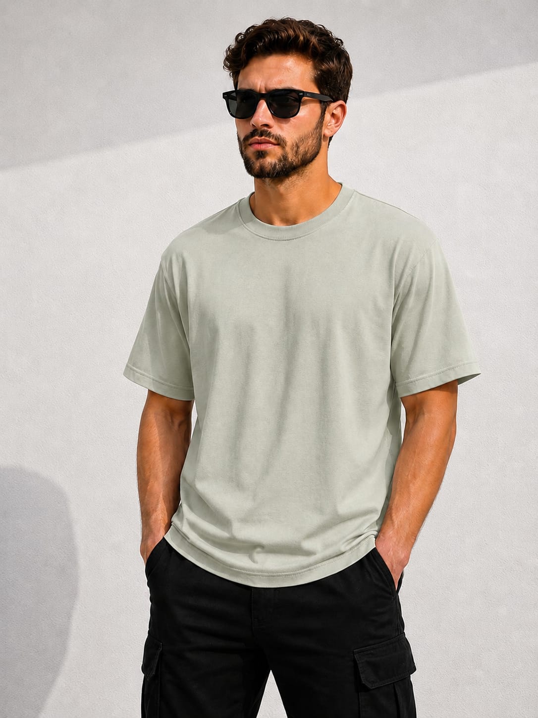 BEBAAK Premium Poly-Cotton Oversized T-Shirt 180GSM